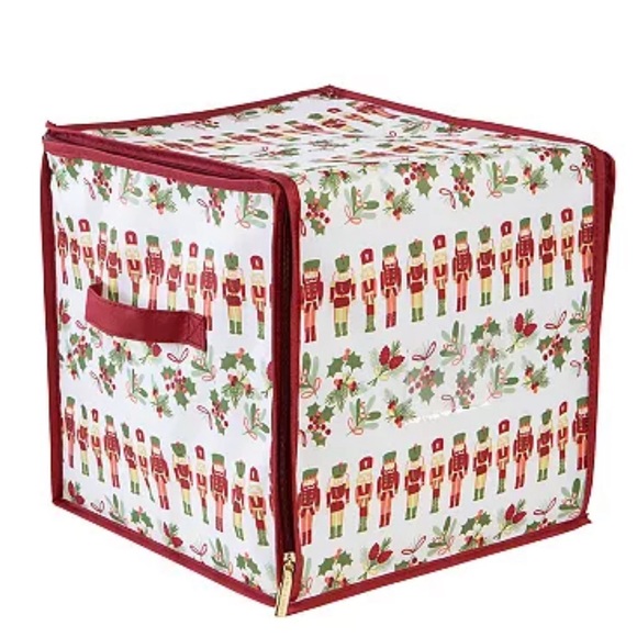Laura Ashley 64 Count Stackable Christmas Ornament Storage Box Storage